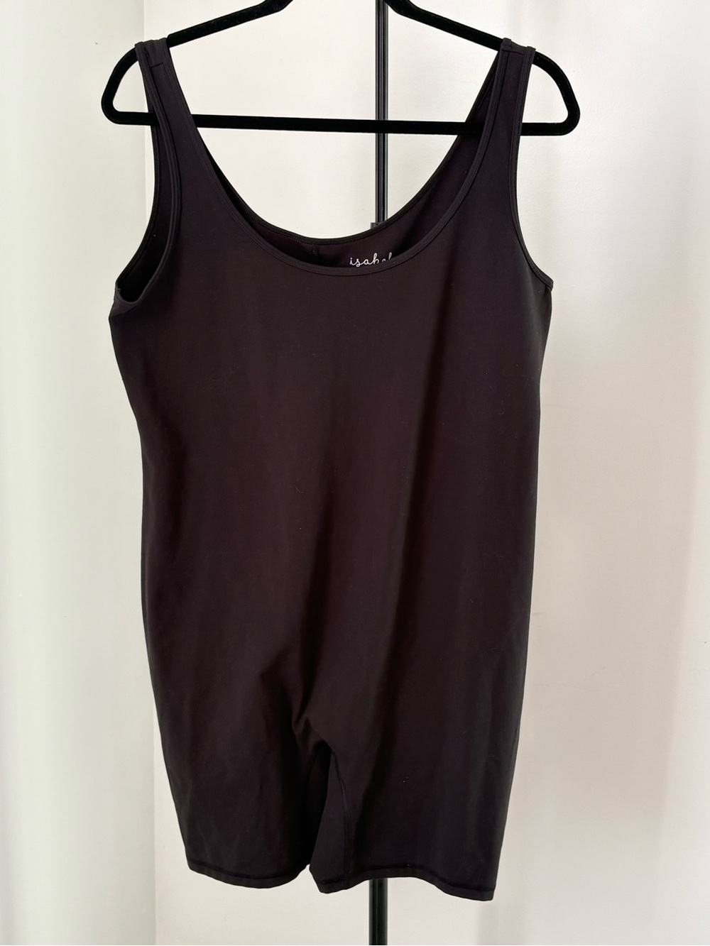 Ingrid & Isabel Black Tank Romper Shapewear